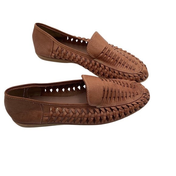 Giovanni Huarache Loafers Women\'s 8.5 D Brown Woven Slip-On Shoes main image 7